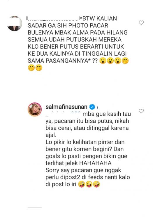 Salmafina Sunan (Instagram/@salmafinasunan)