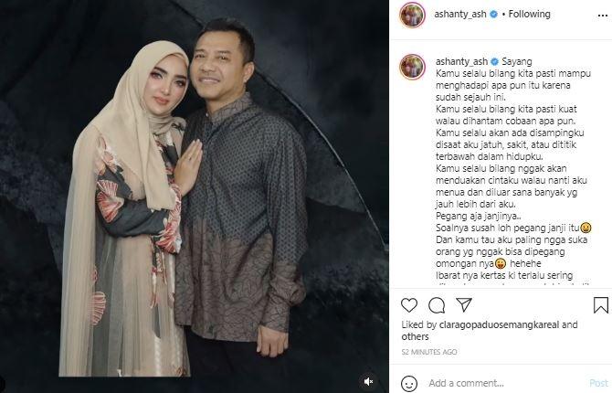 Ultah pernikahan ke-9 Anang Hermansyah dan Ashanty.(Instagram)