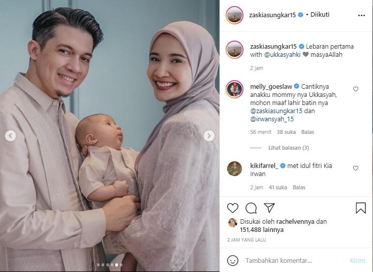 Zaskia Sungkar dan Irwansyah (Instagram.com)