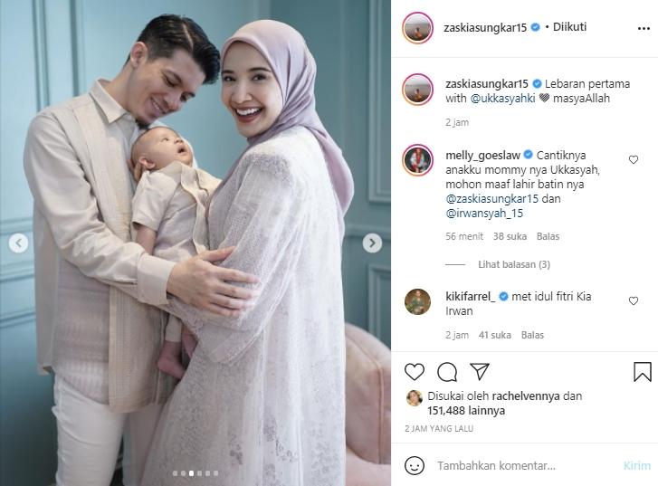 Zaskia Sungkar dan Irwansyah (Instagram.com)