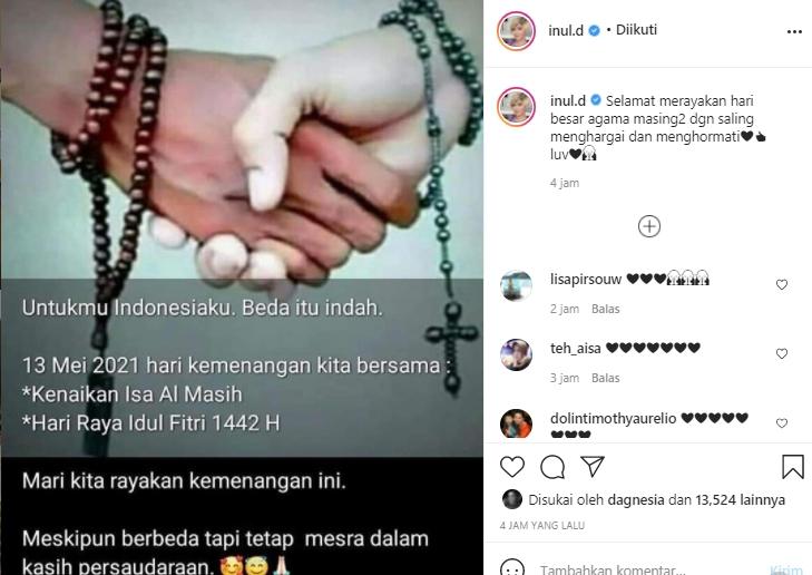 Postingan Inul Daratista (Instagram.com)