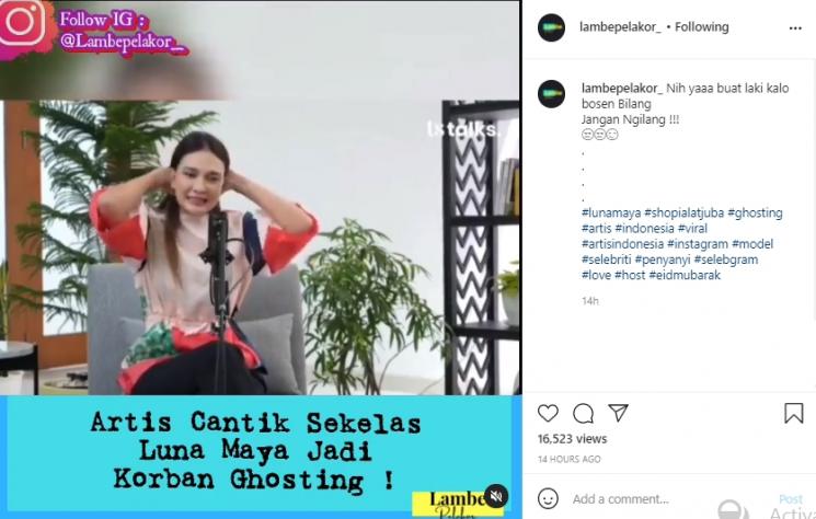 Luna Maya ngobrol bareng Sophia Latjuba (Instagram.com)
