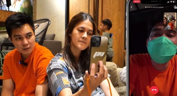 Adik dan Orang Tua Paula Verhoeven positif Covid19. (Youtube/BaimPaula)