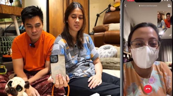 Adik dan Orang Tua Paula Verhoeven positif Covid19. (Youtube/BaimPaula)