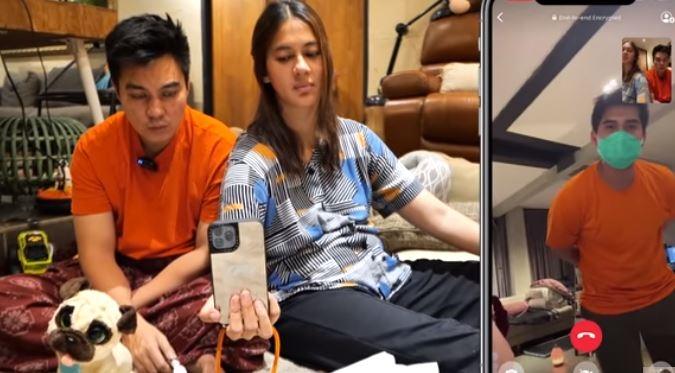 Adik dan Orang Tua Paula Verhoeven positif Covid19. (Youtube/BaimPaula)