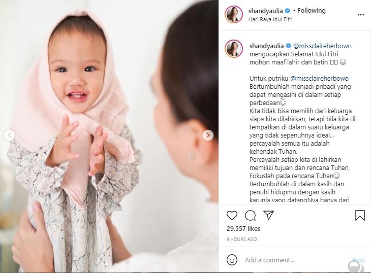 Putri Shandy Aulia, Claire Herbowo (Instagram.com)