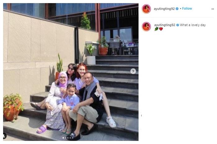 Ayu Ting Ting liburan ke Bandung. (Instagram/@ayutingting92)