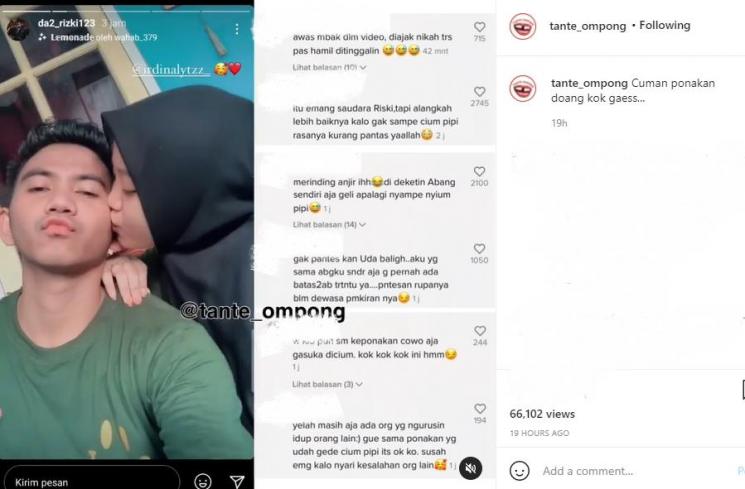 Rizki DA bersama ponakan. (Instagram/da2_rizki123)