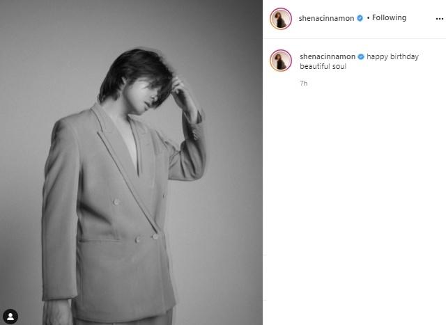 Angga Yunanda ulang tahun. (Instagram/@shenacinnamon)