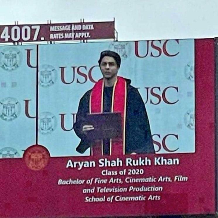 Putra Shah Rukh Khan, Aryan Khan lulus kuliah. (Instagram)
