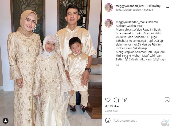 Keluarga Meggy Wulandari (Instagram.com)