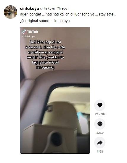 Postingan Cinta Kuya. (TikTok)