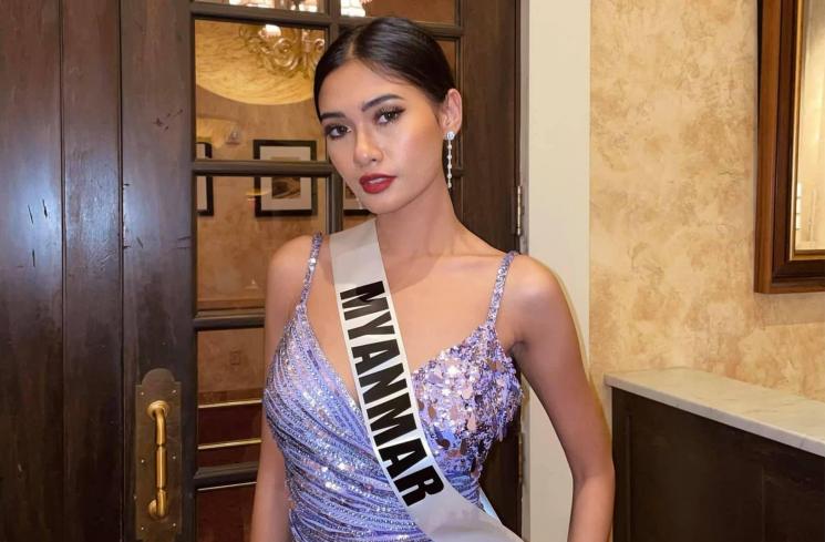 Miss Myanmar, Thuzar Wint Lwin di Miss Universe 2020. (Instagram/thuzar_wintlwin)