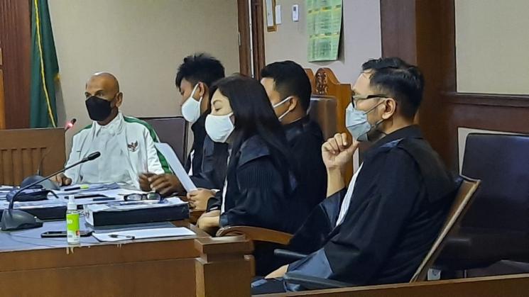 Sidang Mark Sungkar. (MataMata.com/Ismail)