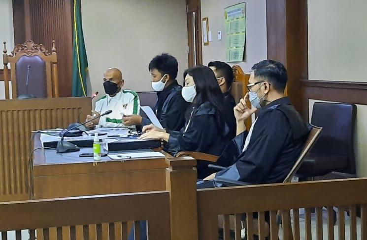 Sidang Mark Sungkar. (MataMata.com/Ismail)