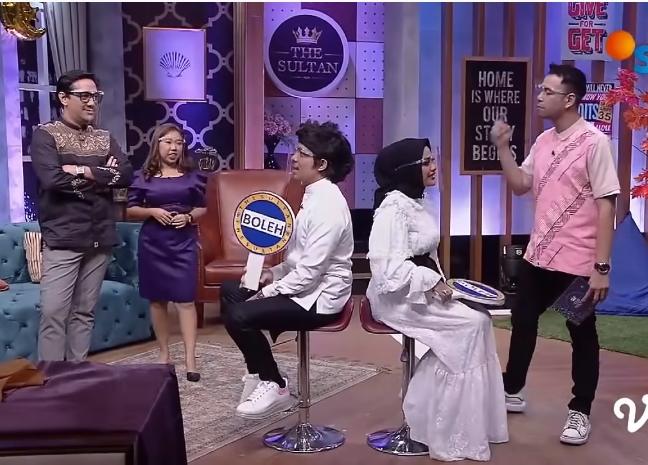 Atta Halilintar dan Aurel Hermansyah jadi bintang tamu The Sultan (Youtube.com)
