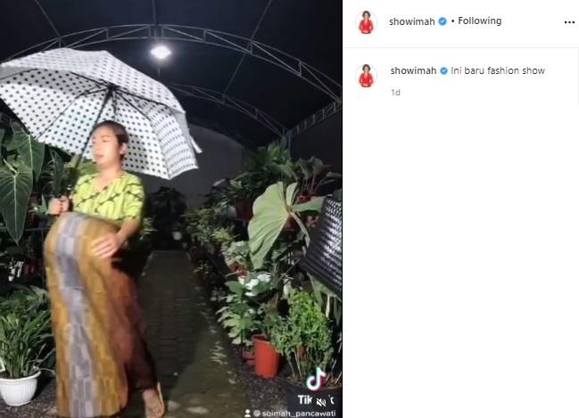 Fashion Show ala Soimah. (Instagram/@showimah)