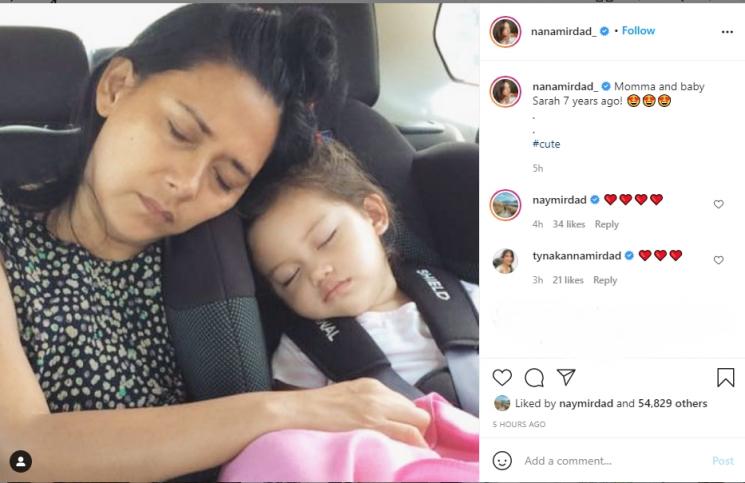 Viral Potret Lydia Kandou Lagi Tidur. (Instagram/nanamirdad_)