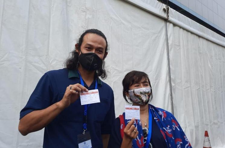Dwi Sasono dan Widi Mulia. (MataMata.com/Evi Ariska)
