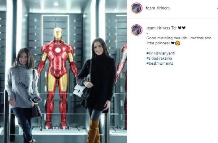 Ririn Dwi Ariyanti dan Adira Kania. (Instagram/@team_ririners)