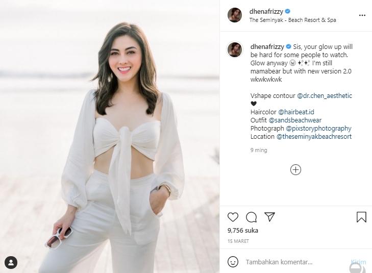 Istri Jonathan Frizzy, Dhena Devanka (Instagram.com)