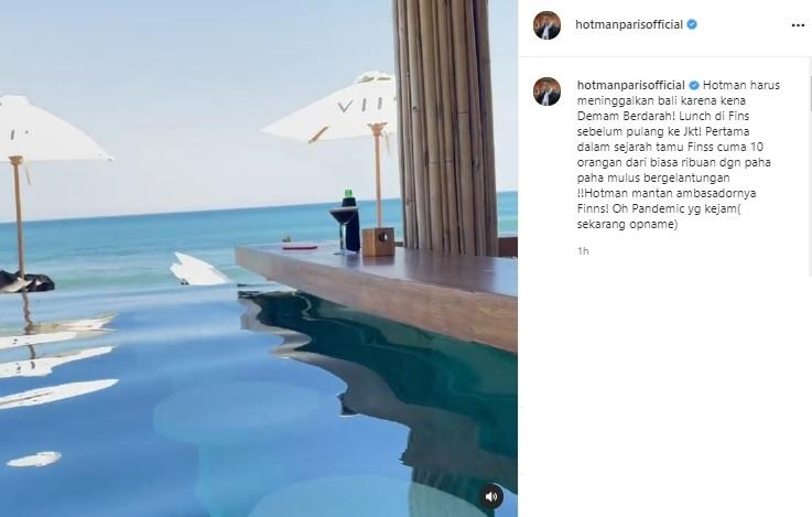 Postingan Hotman Paris. (Instagram/@hotmanparisofficial)