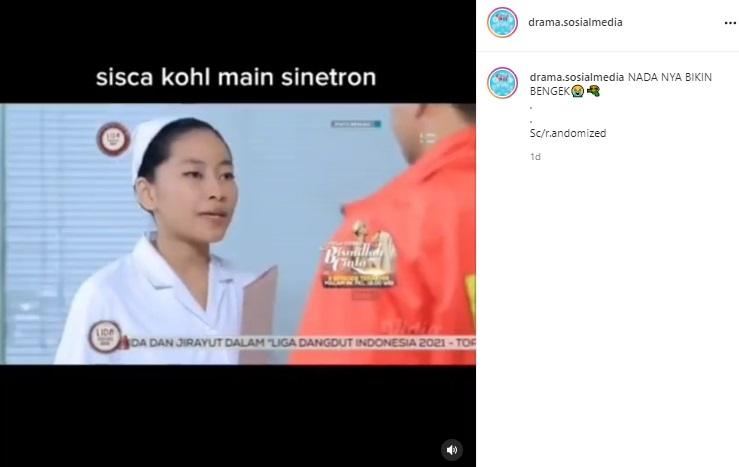 Video viral adegan sinetron tirukan gaya bicara Sisca Kohl. (Instagram)