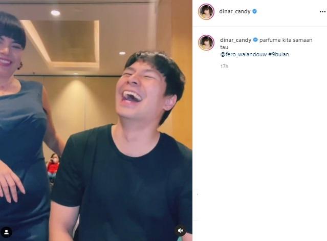 Dinar Candy dan Fero Walandouw. (Instagram/@dinar_candy)