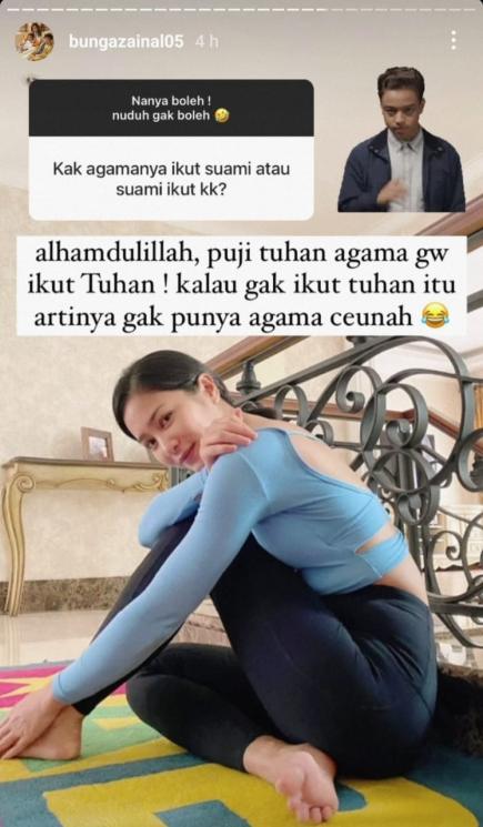 Bunga Zainal (Instagram/@bungazainal05)