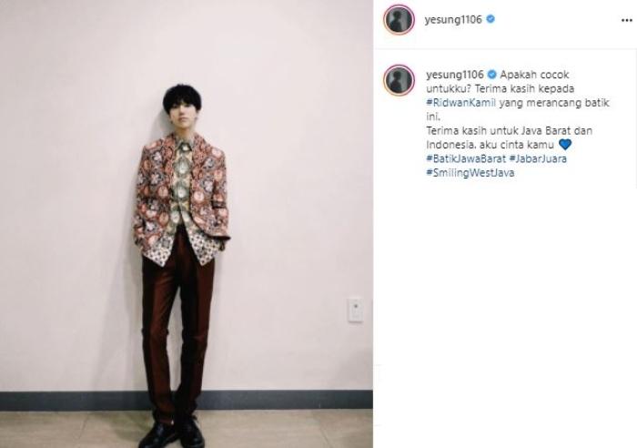 Yesung Super Junior. (Instagram)