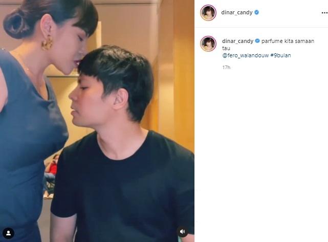 Dinar Candy dan Fero Walandouw. (Instagram/@dinar_candy)