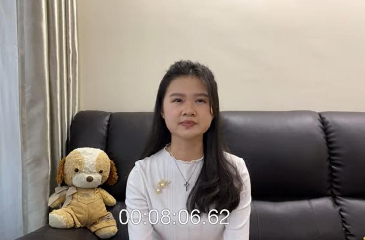 Felicia Tissue muncul untuk meluruskan kabar hubungannya dengan Kaesang Pangarep. (YouTube/Felicia Tissue)