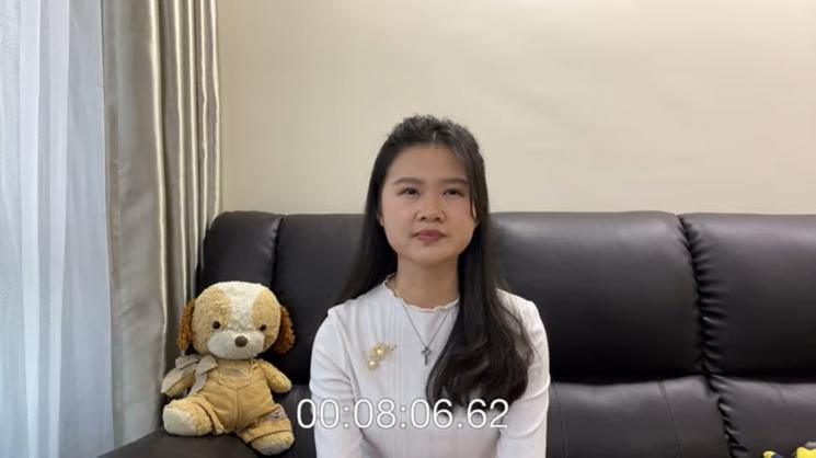 Felicia Tissue muncul untuk meluruskan kabar hubungannya dengan Kaesang Pangarep. (YouTube/Felicia Tissue)