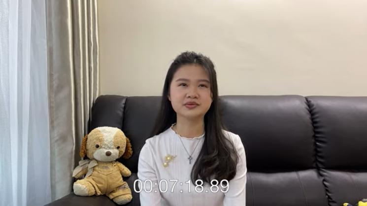 Felicia Tissue muncul untuk meluruskan kabar hubungannya dengan Kaesang Pangarep. (YouTube/Felicia Tissue)