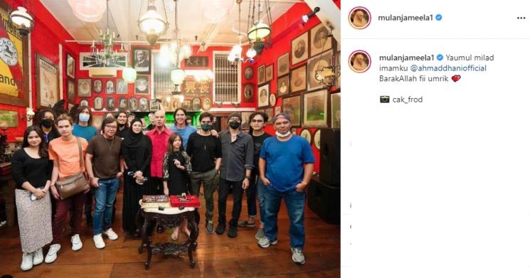 Ahmad Dhani ultah (Instagram/@mulanjameela1)