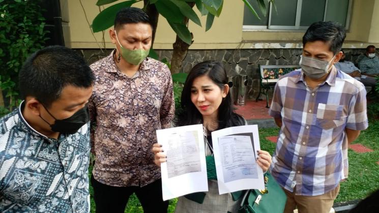 Lady Marsella Diduga Kena Tipu Dana Pengadaan Bansos. (Matamata.com/Yuliani)