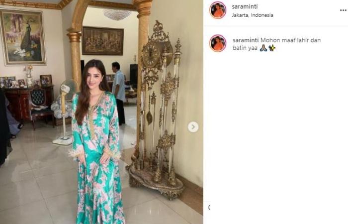 Sarah Samantha, disebut calon menantu Venna Melinda. (Instagram/@saraminti)