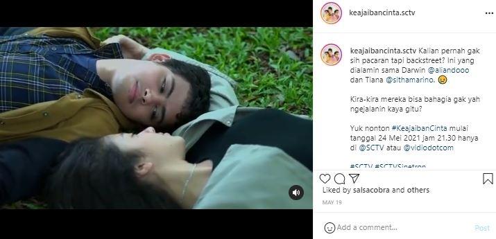 Aliando dan Sitha Marino. (Instagram)