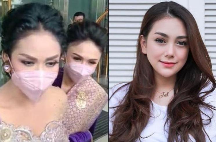 Krisdayanti dan Yuni Shara (kiri) - Celine Evangelista (kanan). (Kolase Instagram)