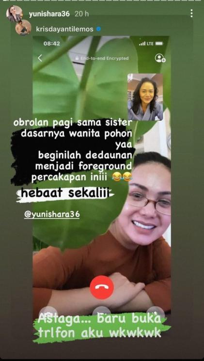 Yuni Shara dan Krisdayanti (Instagram/@yunishara36)