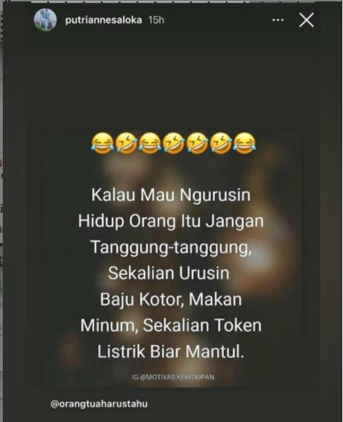 Unggahan istri Arya Saloka, Putri Anne. (Instagram/putriannesaloka)
