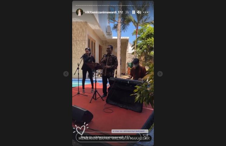 Nikita Mirzani ke Makassar. (Instagram/nikitamirzanimawardi_172)