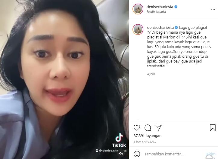 Perseteruan Denise Chariesta dengan keluarga Uya Kuya (Instagram.com)