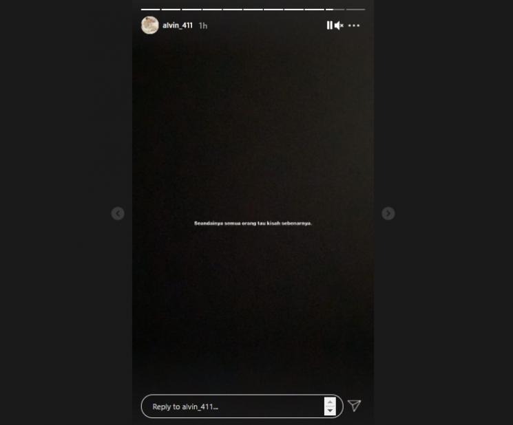 Postingan Alvin Faiz. (Instagram/@alvin_411)