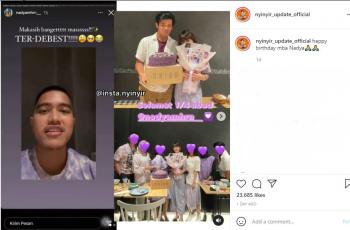 Beredar foto diduga Kaesang Pangarep rangkul cewek. (Instagram/nyinyir_update_official)