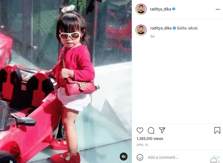 Putri Raditya Dika, Alinea Ava Nasution (Instagram.com)