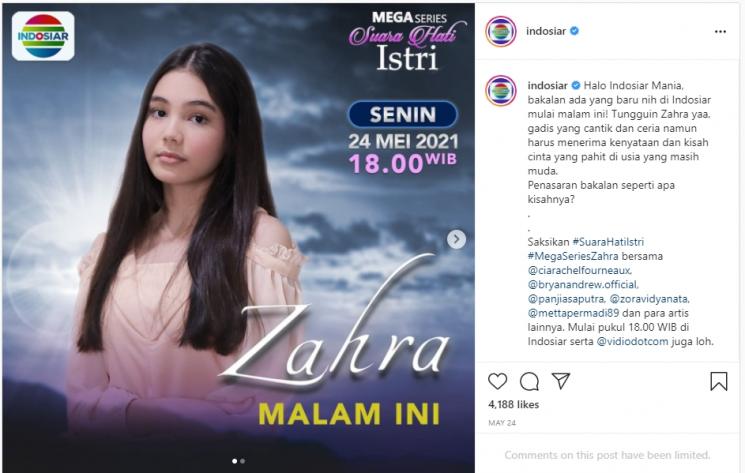 KPI Tegur Indosiar. (Instagram/indosiar)