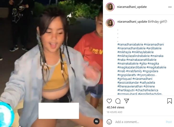 Mikhayla Zalindra Bakrie (Instagram.com)