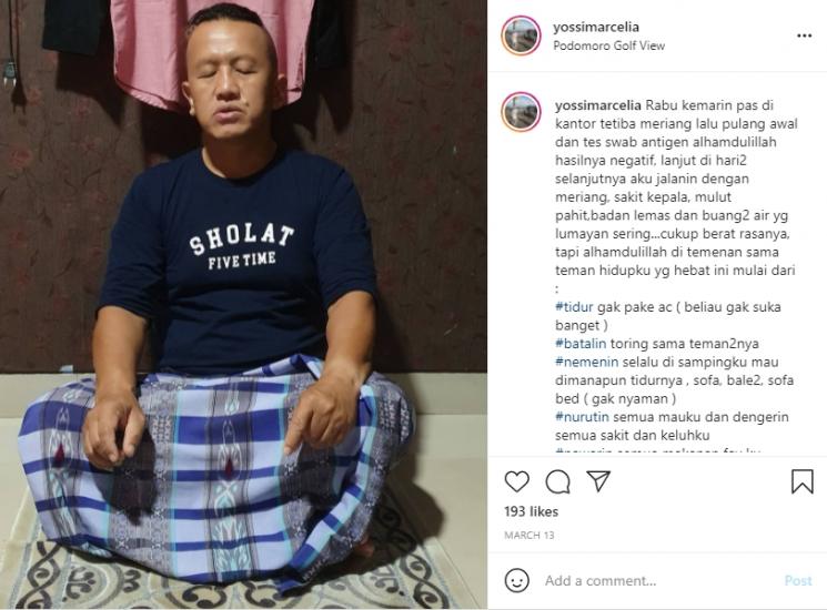 Profil Sandy Pas Band (Instagram/@yossimarcelia)