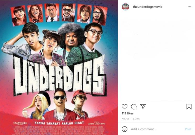 Rekomendasi film Indonesia - The Underdogs (instagram/theunderdogsmovie)  